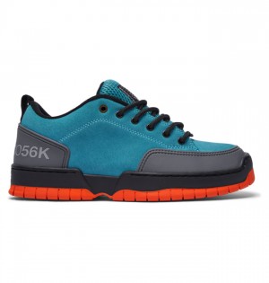 DC Bronze56K x DC Clocker Men's Sneakers Dark Turquoise | OMKLDFR-46