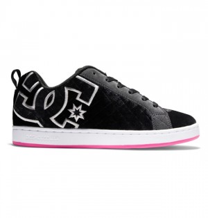 DC Court Graffik Women's Sneakers White / Black / Pink | PRMEXFI-12