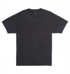 DC DC 1994 Pocket Men's T Shirts Black | ZCSOQMR-75