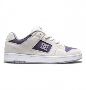 DC Manteca 4 Men's Sneakers White / Purple Burgundy | RPNAFCD-34