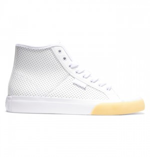 DC Manual Hi High-Top Women's Sneakers White | FKEBVSO-76
