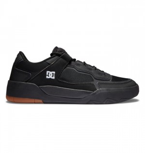 DC Metric Men's Skate Shoes Black / Black | JIEOMKZ-92