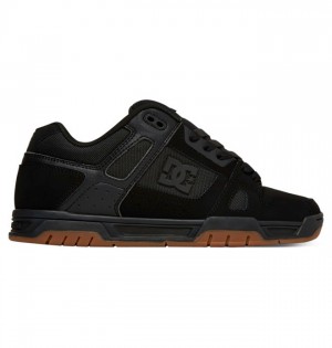 DC Stag Men's Sneakers Black | JOEPQFI-19